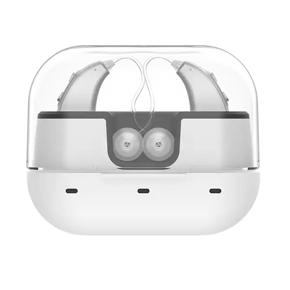 luna hearing aids with charging case